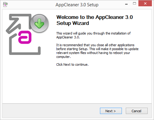 AppCleaner Installation Wizard