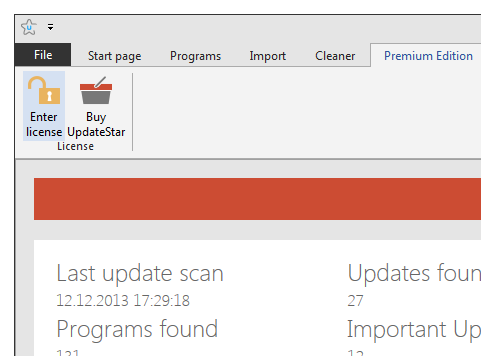UpdateStar License Registration