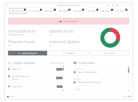 UpdateStar 介面